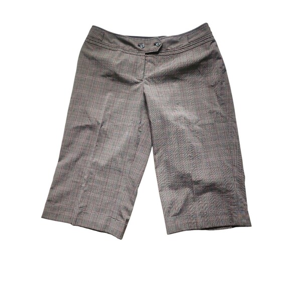 Lane Bryant Fall Capri Pant Bundle Womens Plus Size 20 Brown Gray Plaid Office - Picture 8 of 13